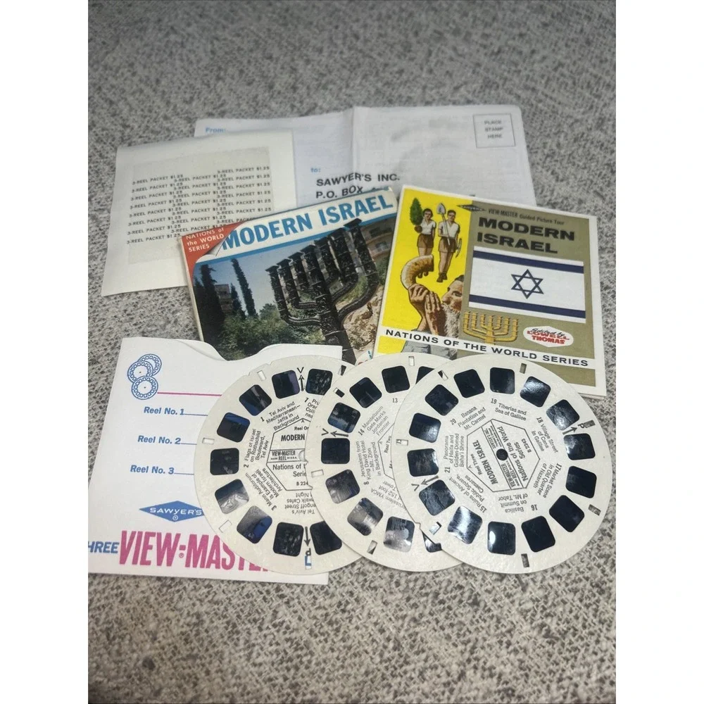 Sawyer's View Master Reel #B 224 Modern Israel Nations of the World circa 1960s